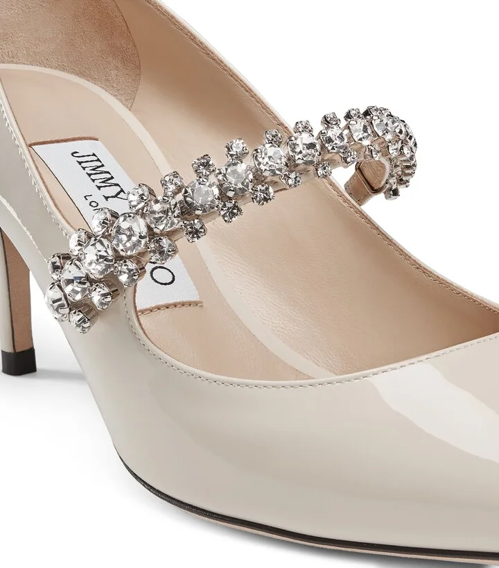 Jimmy Choo Bing 65 Leather Embellished Pumps - Image 6
