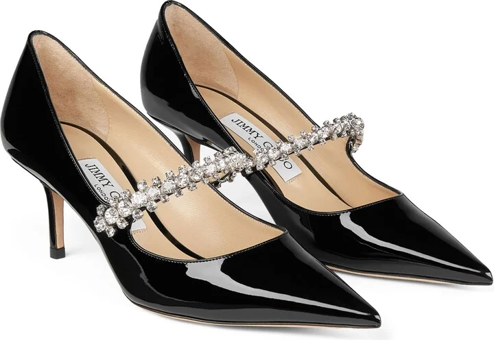 Jimmy Choo Bing 65 Leather Pumps - Image 3