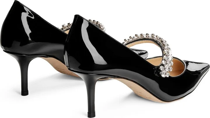 Jimmy Choo Bing 65 Leather Pumps - Image 4