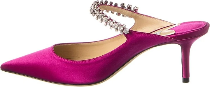 Jimmy Choo Bing 65 Satin Mule - Image 2