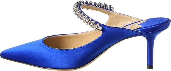 Jimmy Choo Bing 65 Satin Mule - Image 2