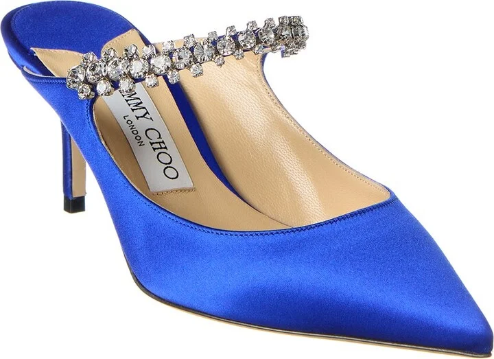 Jimmy Choo Bing 65 Satin Mule