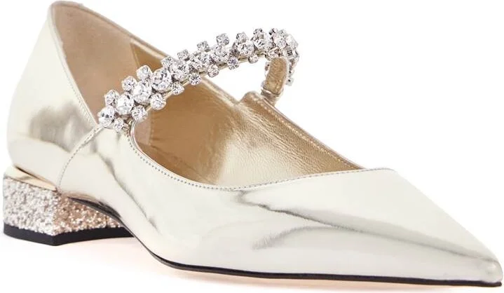 JIMMY CHOO bing flat dã©col - Image 4