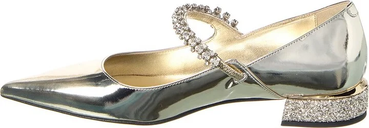 Jimmy Choo Bing Leather Flat - Image 2