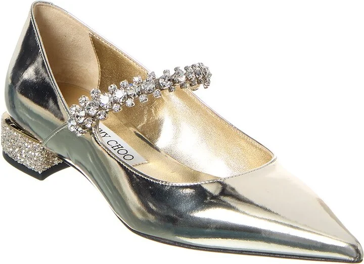 Jimmy Choo Bing Leather Flat