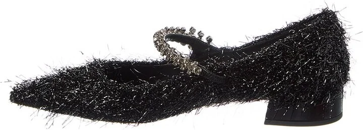 Jimmy Choo Bing Tinsel Flat - Image 2