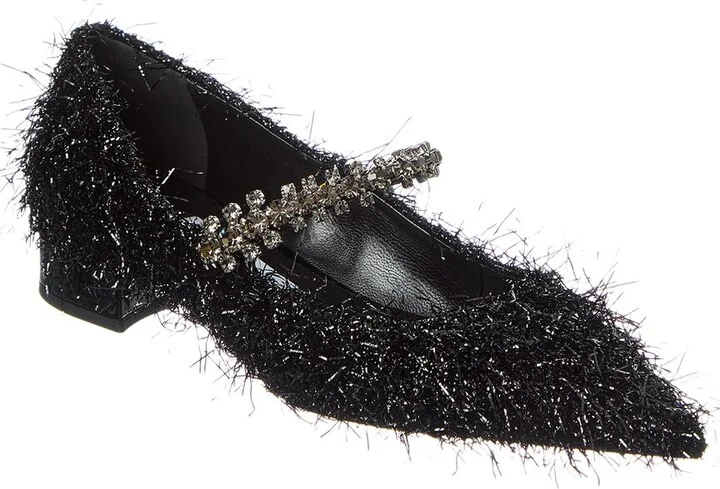 Jimmy Choo Bing Tinsel Flat