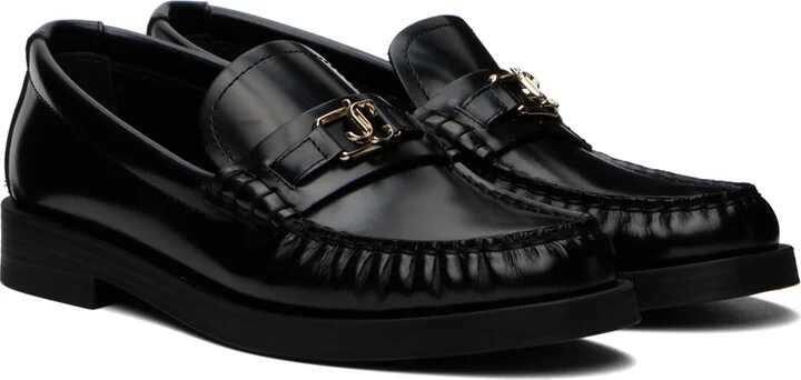 Jimmy Choo Black Addie Loafers - Image 4