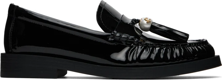 Jimmy Choo Black Addie Loafers