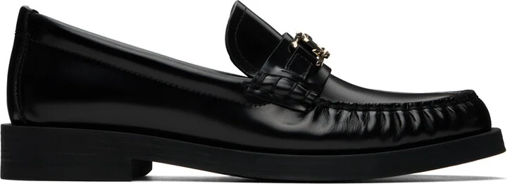 Jimmy Choo Black Addie Loafers