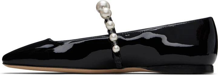 Jimmy Choo Black Ade Ballerina Flats - Image 3