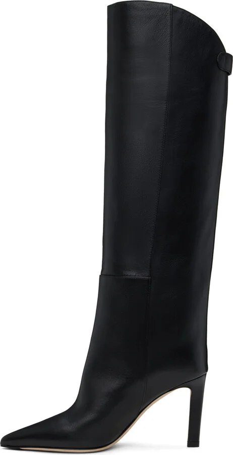 Jimmy Choo Black Alizze Knee 85 Tall Boots - Image 3