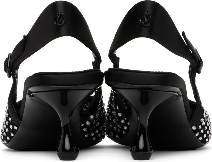 Jimmy Choo Black Amel 50 Heels - Image 2