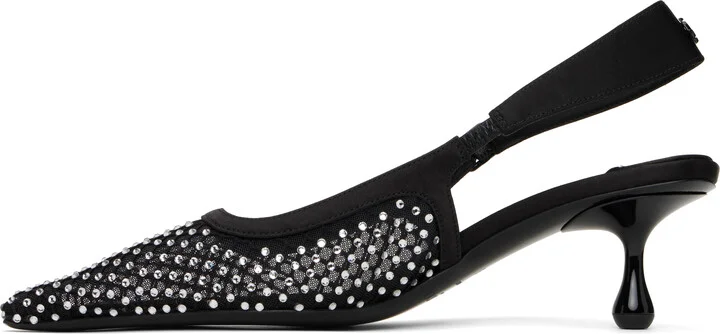 Jimmy Choo Black Amel 50 Heels - Image 3