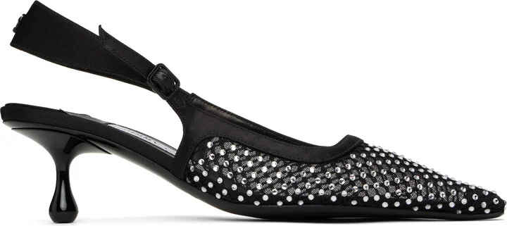 Jimmy Choo Black Amel 50 Heels
