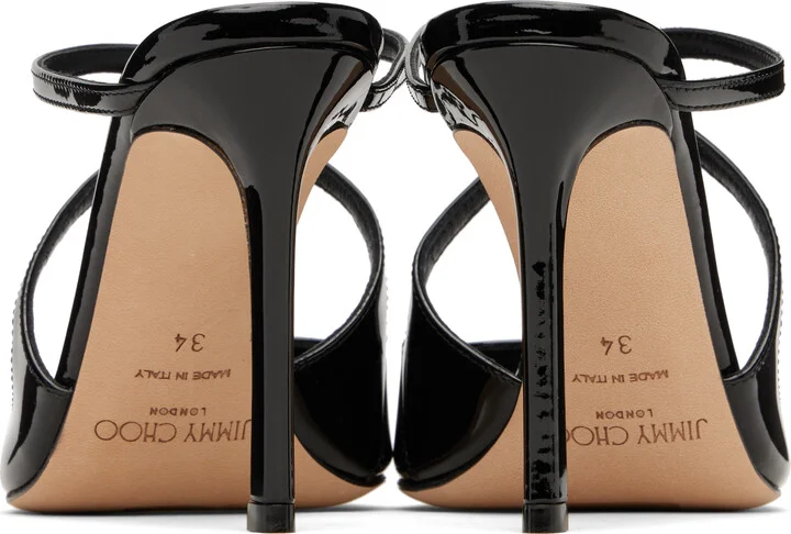 Jimmy Choo Black Anise 95 Heeled Sandals - Image 2