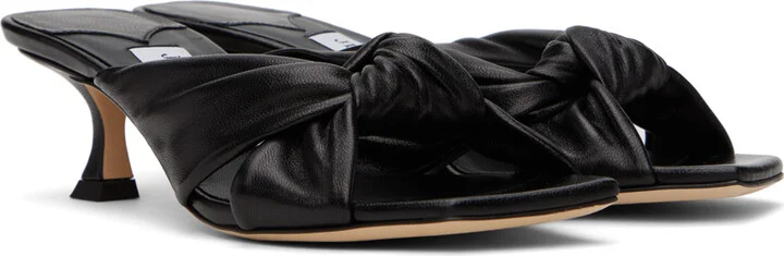 Jimmy Choo Black Avenue 50 Heeled Sandals - Image 4
