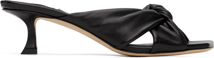 Jimmy Choo Black Avenue 50 Heeled Sandals