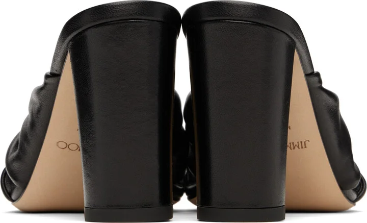 Jimmy Choo Black Avenue 85 Heeled Sandals - Image 2