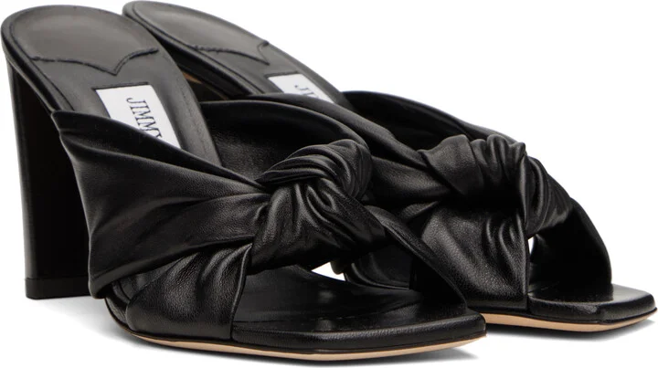 Jimmy Choo Black Avenue 85 Heeled Sandals - Image 4
