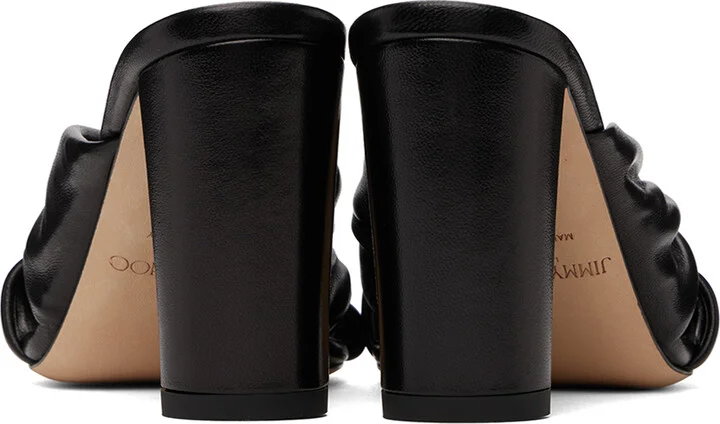 Jimmy Choo Black Avenue 85 Mules - Image 2