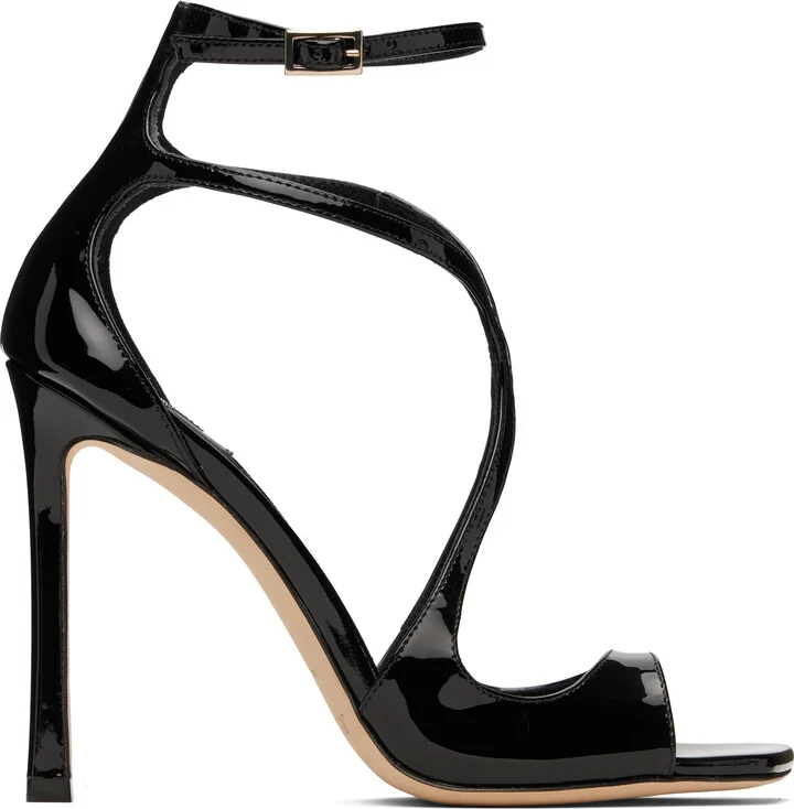 Jimmy Choo Black Azia 110 Heeled Sandals