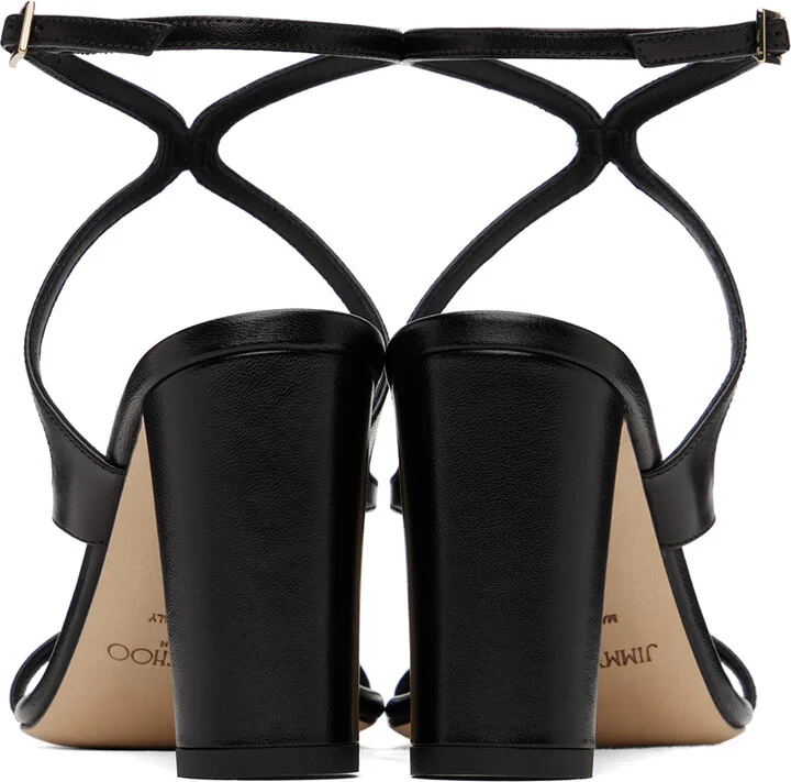 Jimmy Choo Black Azie 85 Heeled Sandals - Image 2