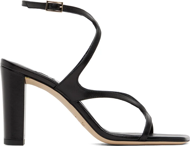 Jimmy Choo Black Azie 85 Heeled Sandals