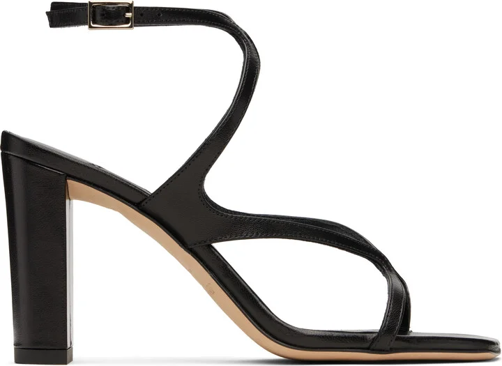 Jimmy Choo Black Azie 85 Heeled Sandals