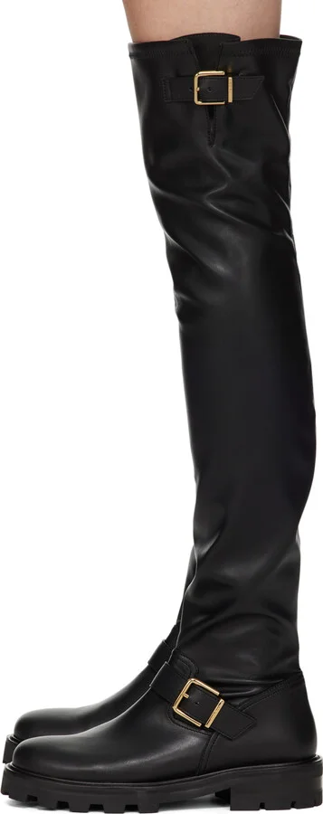 Jimmy Choo Black Biker II Boots - Image 3