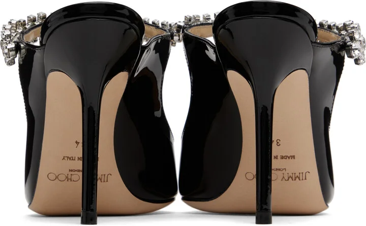 Jimmy Choo Black Bing 100 Mules - Image 2