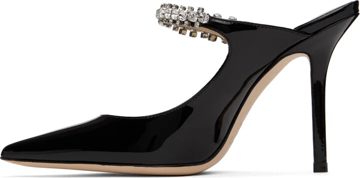 Jimmy Choo Black Bing 100 Mules - Image 3