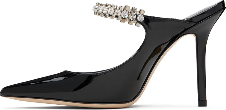Jimmy Choo Black Bing 100 Mules - Image 3