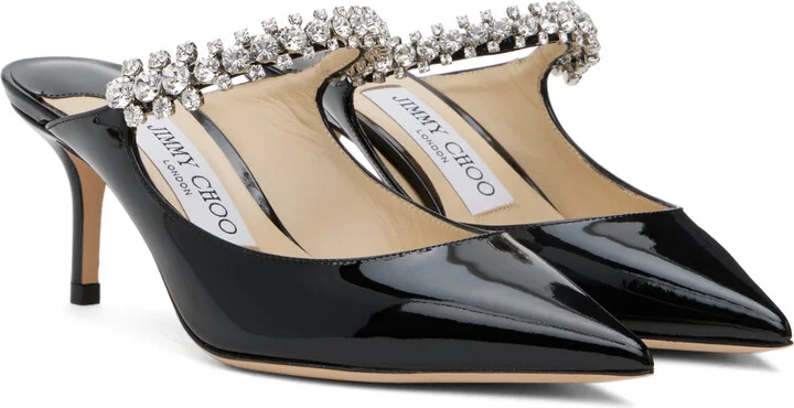 Jimmy Choo Black Bing 65 Heels - Image 4