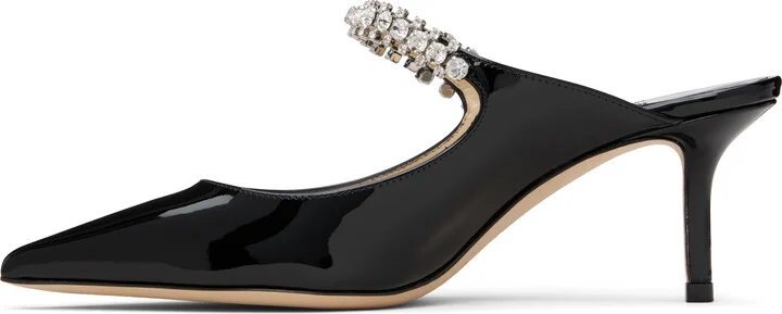 Jimmy Choo Black Bing 65 Mules - Image 3