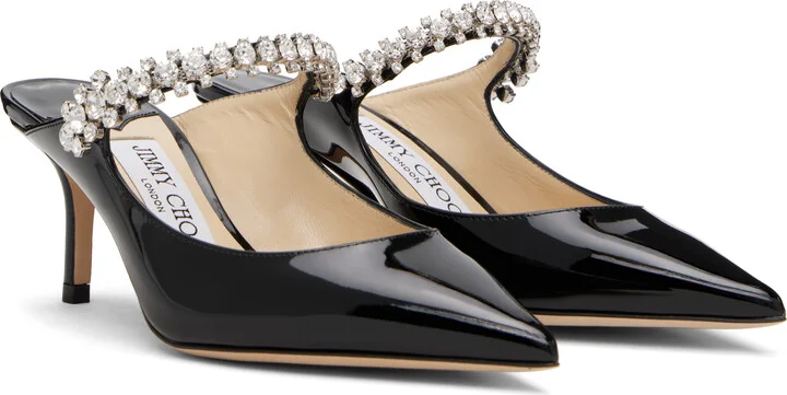 Jimmy Choo Black Bing 65 Mules - Image 4