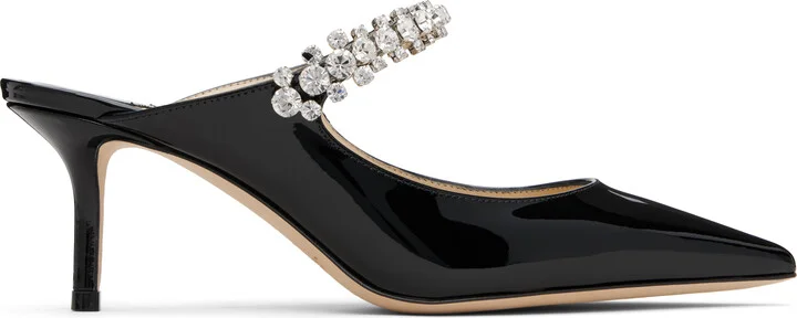 Jimmy Choo Black Bing 65 Mules