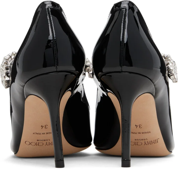 Jimmy Choo Black Bing 85 Heels - Image 2