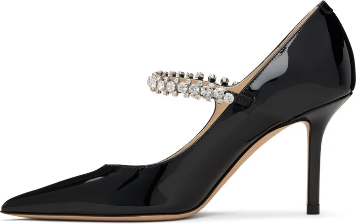 Jimmy Choo Black Bing 85 Heels - Image 3