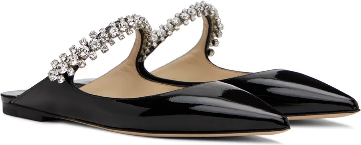 Jimmy Choo Black Bing Mules - Image 4