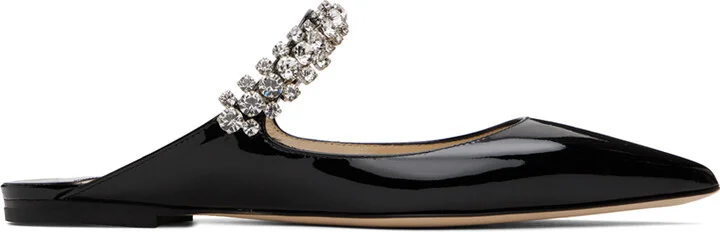 Jimmy Choo Black Bing Mules
