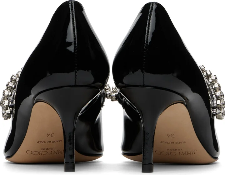 Jimmy Choo Black Bing Pump 65 Heels - Image 2