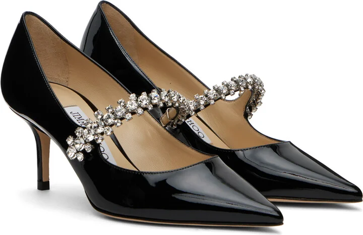Jimmy Choo Black Bing Pump 65 Heels - Image 4