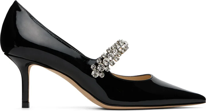 Jimmy Choo Black Bing Pump 65 Heels