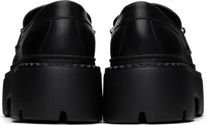Jimmy Choo Black Bryer Flat Loafers - Image 2