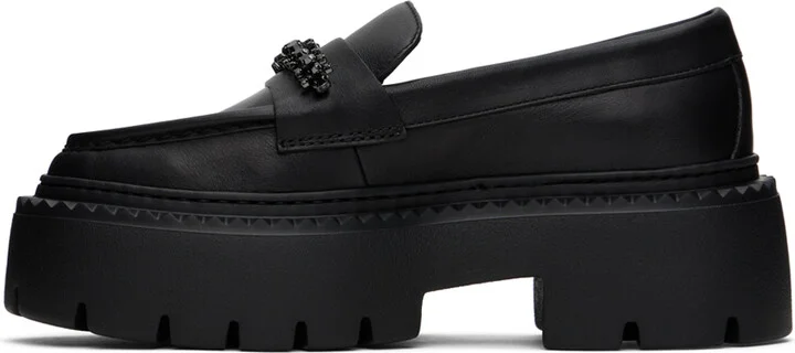 Jimmy Choo Black Bryer Flat Loafers - Image 3