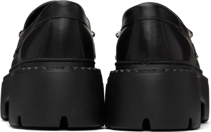Jimmy Choo Black Bryer Flat Loafers - Image 2