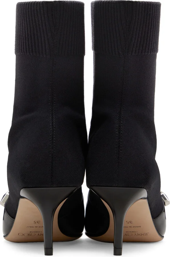 Jimmy Choo Black Carolyn AB 60 Boots - Image 2