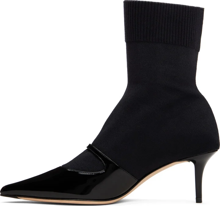 Jimmy Choo Black Carolyn AB 60 Boots - Image 3