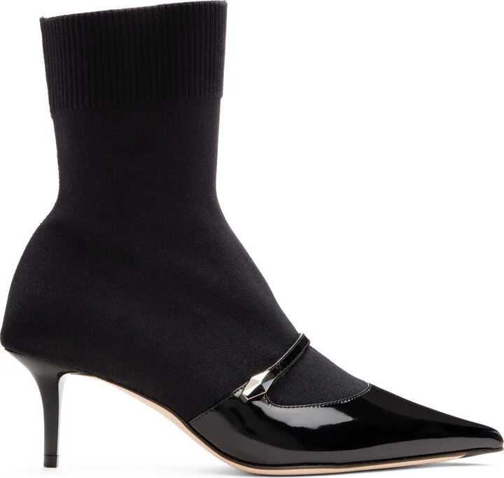 Jimmy Choo Black Carolyn AB 60 Boots